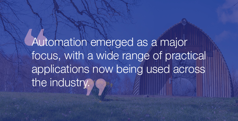 "Automation emerged as a major focus, with a wide range of practical applications now being used across the industry."