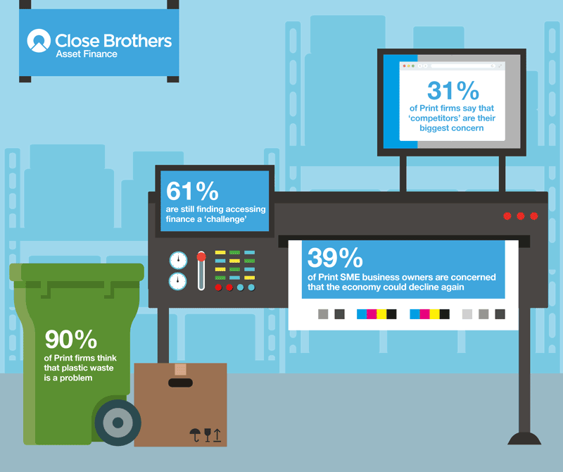 Animated print graphic